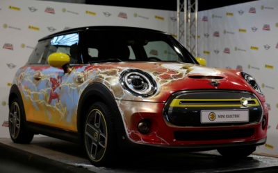 El homenaje del MINI Eléctrico a “The Flash”.